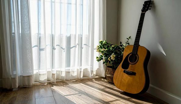 楽器が置かれた部屋 楽器が置かれた部屋の写真