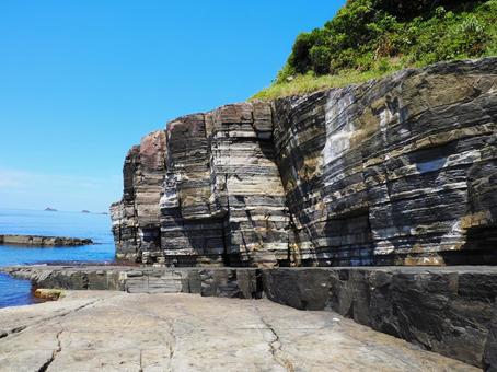 須佐ホルンフェルス 山口県,山口,萩市の写真素材