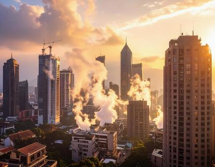 地球温暖化イメージ 地球温暖化イメージの写真