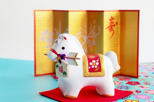 年賀状の素材 年賀状の素材 年賀状,年賀状素材,馬の写真素材