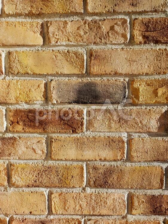 グラデーションのある茶色レンガの背景、テクスチャ 茶色,明るい,グラデーションの写真素材