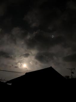 平成最後の満月 平成最後の満月の写真
