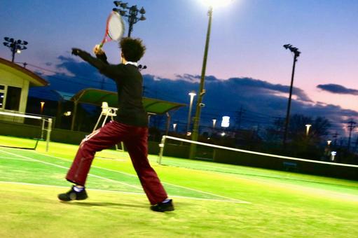 Soft tennis (male), JPG Soft tennis (male), tennis, male, omni court, JPG