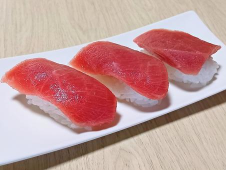 本マグロ握り寿司 本マグロ,握り寿司,日本料理の写真素材