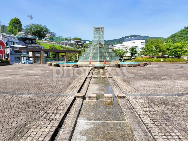 相模湖公園　噴水広場のガラスのカスケード 神奈川県立相模湖公園,ガラスのカスケード,噴水広場の写真素材
