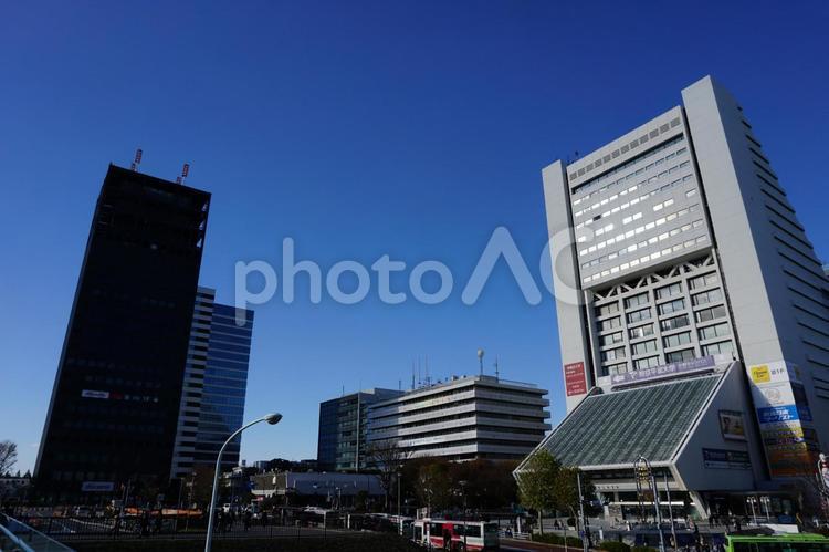 中野駅北口　中野サンプラザなど 中野駅,中野区,中野サンプラザの写真素材