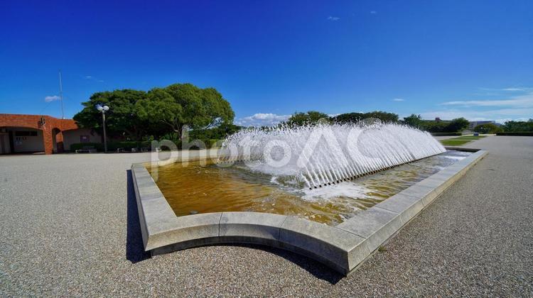 噴水シンフォニー 噴水,海の中道海浜公園,福岡の写真素材
