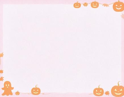 和紙風ハロウィン背景 和紙風ハロウィン背景の写真