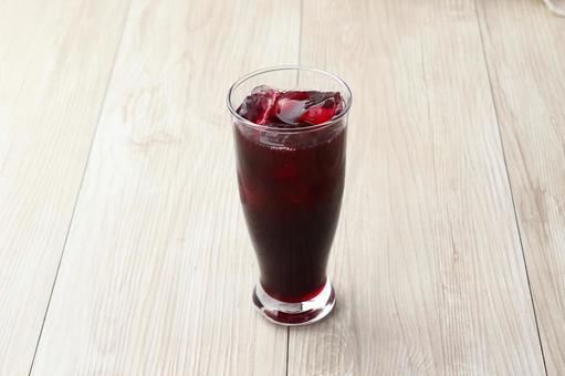 木のテーブル_飲み物 木のテーブル_飲み物 飲み物,赤紫,ビネガーの写真素材