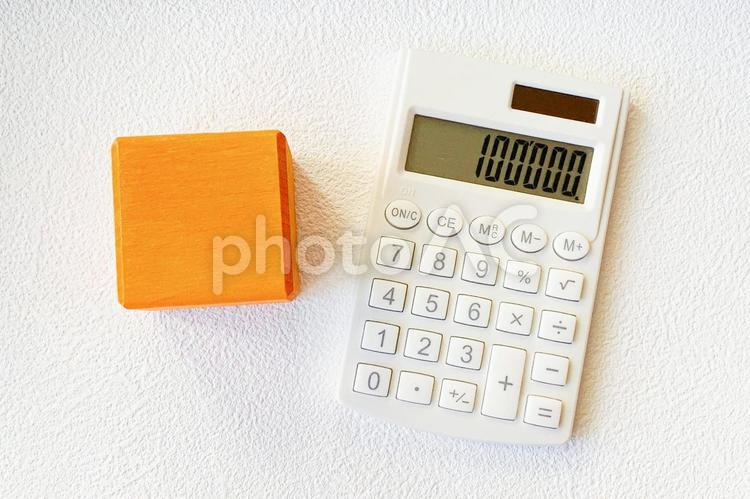 電卓のイメージ素材 お金,会計,給付金の写真素材