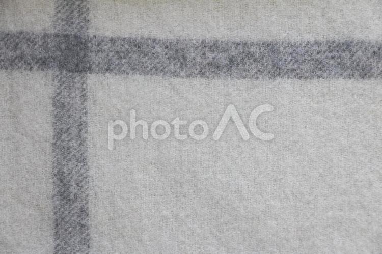 格子柄のマフラー生地 生地,布,格子柄の写真素材