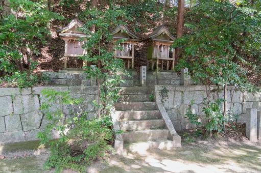 奈良 葛木坐火雷神社 摂末社 奈良 葛木坐火雷神社 摂末社 葛木坐火雷神社,笛吹神社,葛木坐火雷の写真素材