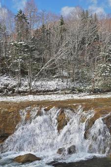 北海道伊達市・大滝ナイアガラの滝 自然,風景,滝の写真素材