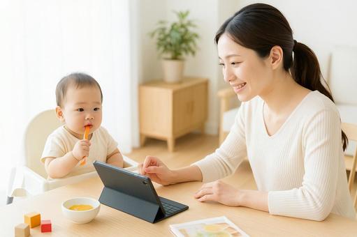 離乳食オンライン相談管理栄養士ビデオ通話 離乳食オンライン相談管理栄養士ビデオ通話の写真