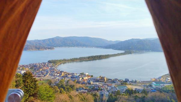 【京都】天橋立 天橋立,日本三景,展望の写真素材