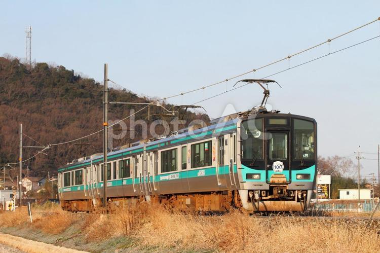 JR加古川線、125系、3連運転 jr,加古川線,125系の写真素材