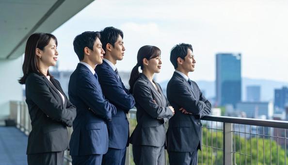 ビジネスマン男女 ビジネスマン男女の写真