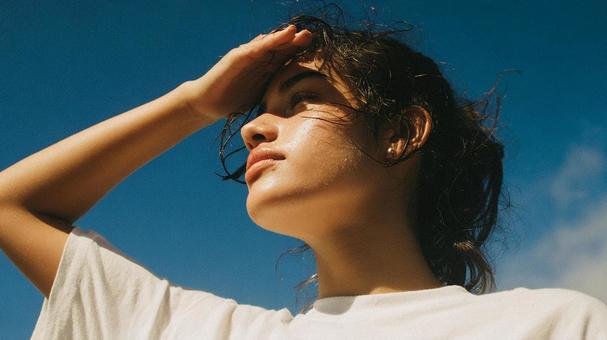 夏の日差しを浴びて 夏の日差しを浴びての写真