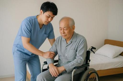 介護のサポートの写真