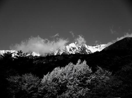 Photo, komagatake sa, service area, central alps, 