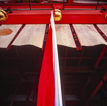 神社の鈴、本坪鈴(ほんつぼすず)4 神社,鈴,本坪鈴の写真素材