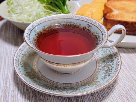朝ごはん 紅茶 朝ごはん 紅茶の写真