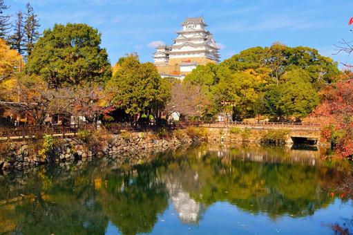 美しい姫路城 城,国宝,兵庫県の写真素材