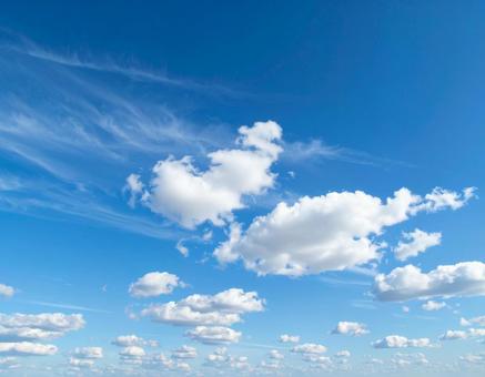 きれいな空の背景素材3 きれいな空の背景素材3の写真