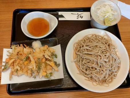 かき揚げそば かき揚げそば グルメ,食べ物,食物の写真素材