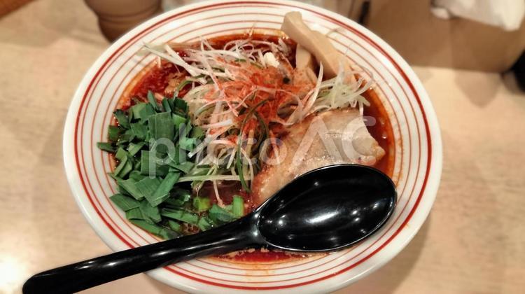札幌旨辛醬油ラーメン　有名店 ラーメン,札幌ラーメン,醤油ラーメンの写真素材