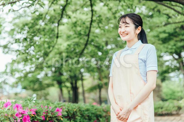 医療・介護・福祉系の女性スタッフ 介護士,ホームヘルパー,看護師の写真素材