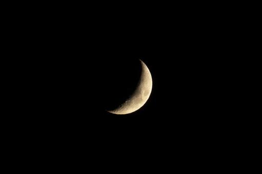 【背景素材】三日月 【背景素材】三日月 月,三日月,夜の写真素材