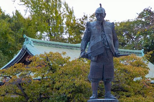 豊國神社の豊臣秀吉像 #1 豊國神社,豊臣秀吉,豊国神社の写真素材