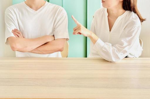 Photo, quarrel, couple, family, 