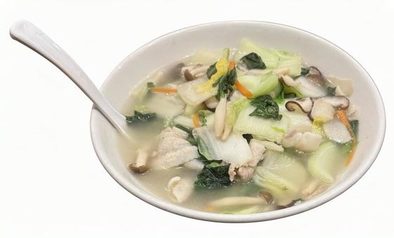 野菜ときのこたっぷりタンメン 野菜ときのこたっぷりタンメン 食べ物,麺類,タンメンの写真素材
