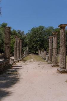 オリンピアの遺跡_3 オリンピアの遺跡_3 オリンピア,ギリシャ,遺跡の写真素材