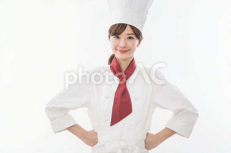 シェフ シェフ,女性,人物の写真素材