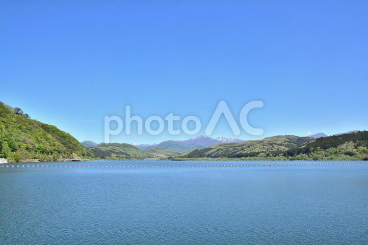 宮城県仙台市青葉区　大倉ダム　ダム湖　１ 大倉ダム,ダム湖,ダムの写真素材