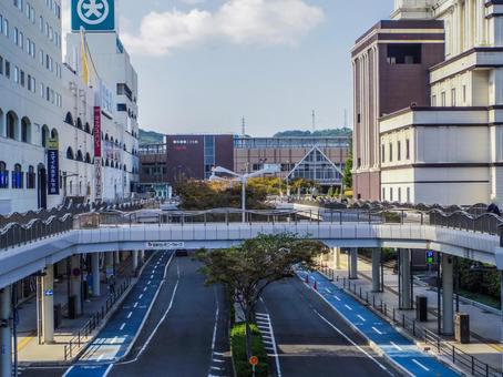 【山口県】下関市・下関駅エキマチ広場 下関駅,下関,下関市の写真素材