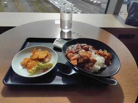 空港ラウンジの美味しいビュッフェ 空港,飛行機,航空会社の写真素材