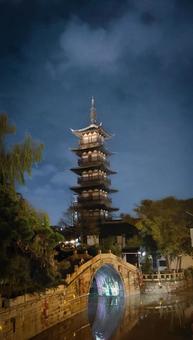 A fantastic view of the tower and bridge against the night sky, JPG A fantastic view of the tower and bridge against the night sky, JPG