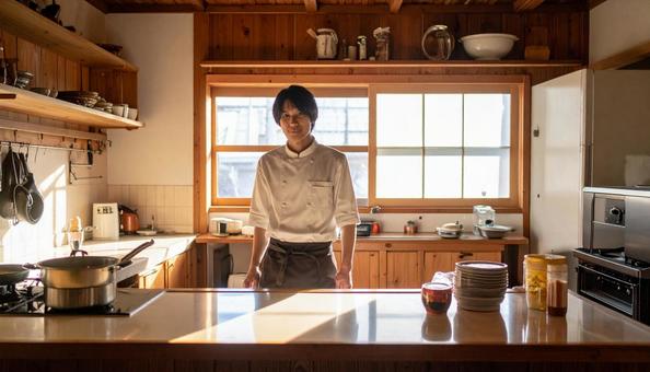 料理男子イメージの写真