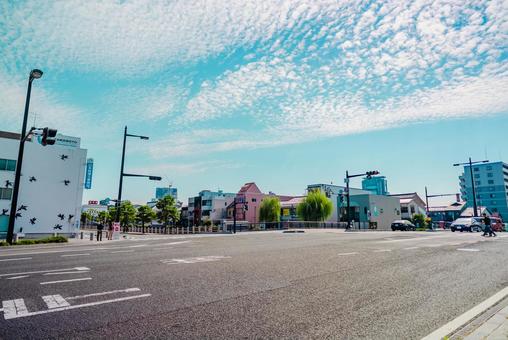 【島根】国宝松江城の周辺 島根,松江,国宝の写真素材