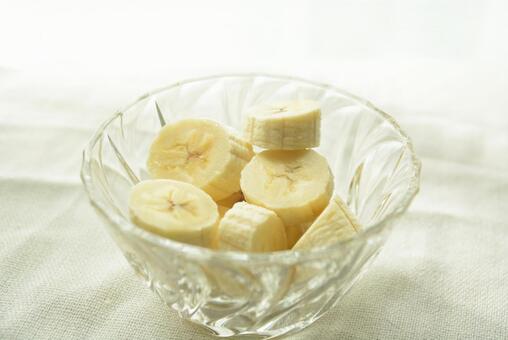 カットバナナ バナナ,果物,トロピカルの写真素材