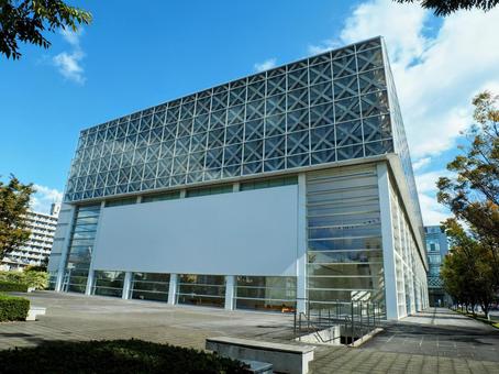 大分県立美術館 OPAM 大分県立美術館,opam,坂茂の写真素材