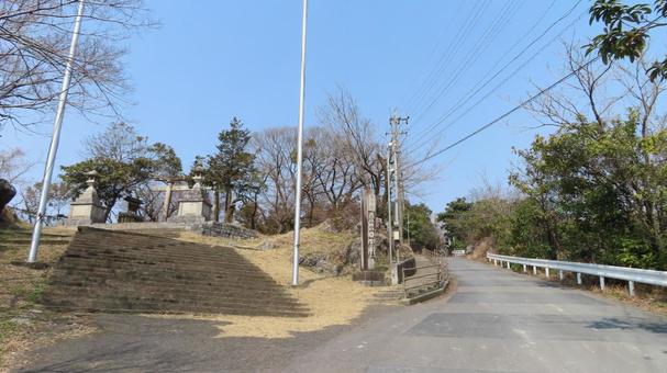 金生山神社　入口　社標　鳥居 金生山神社,蔵王権現宮,神社仏閣の写真素材