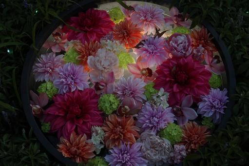 Flower water fountain, JPG Flower water fountain, JPG
