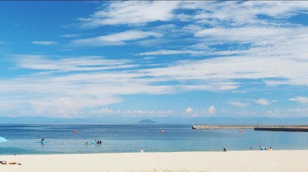 夏到来!山口県周防大島のビーチ 夏到来!山口県周防大島のビーチ 夏,ビーチ,リゾートの写真素材