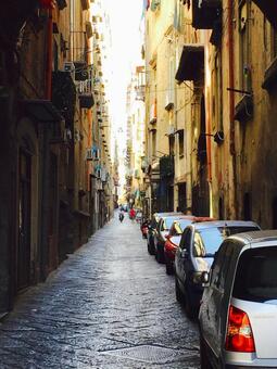 ナポリ ナポリ ナポリ,イタリア,南イタリアの写真素材