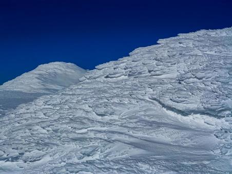 安達太良山のシュカブラ 安達太良山のシュカブラ 安達太良山,福島,厳冬期の写真素材